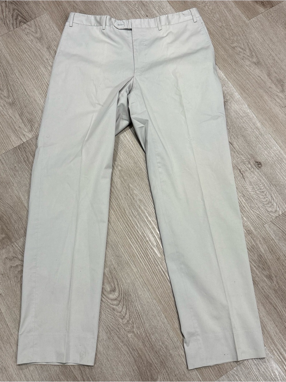 Canali Men’s Pants Dress Up Gray Size EU 36/52 Regular Stretch Fit